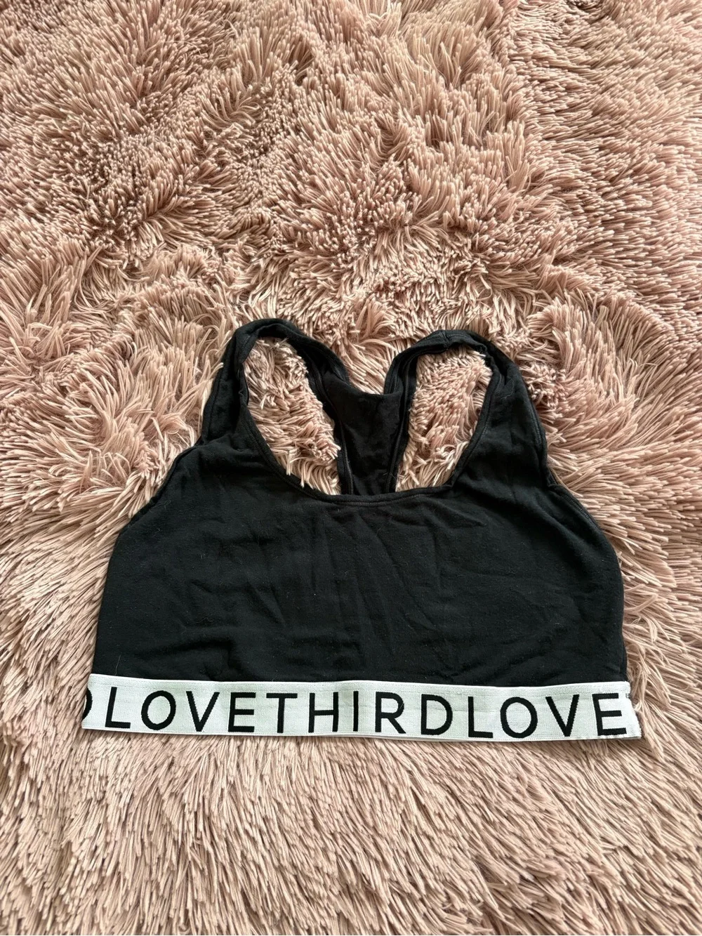 ThirdLove Bralette with White Logo Band